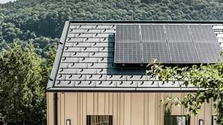 PREFA, Solarmontagesystem, Aluminiumdach