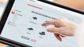 Prefa Angebotsplattform, Online-Tool, Handwerkersuche