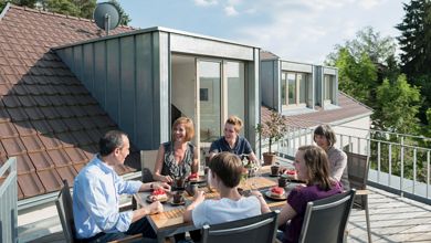 Dachterrasse mit PU-Dämmung, IVPU