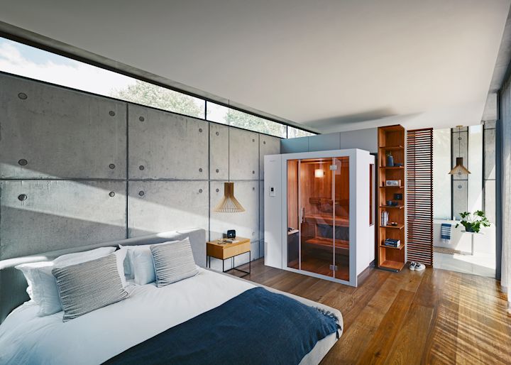 Sauna in der Schlafzimmer, KLAFS Sauna in der Schlafzimmer, KLAFS