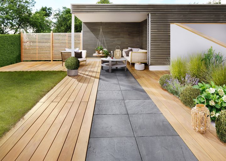 Terrasse, Holz, Holzterrasse, Terrassenpflege, Terrassen-Öl, Osmo