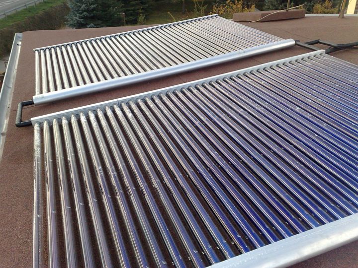 Sonnenkollektor, Sonnenenergie, Solarthermie Sonnenkollektor, Sonnenenergie, Solarthermie