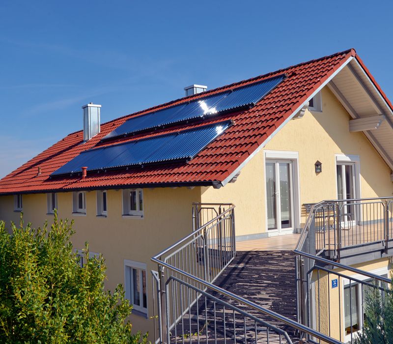 Sonnenkollektor, Sonnenenergie, Solarthermie